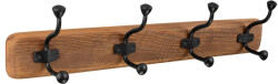 Walteco Ruhatartó 730x160 mm 4 akasztóval újrahasznosított fenyő FSC (WT-8692)