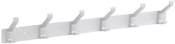 Walteco Ruhatartó 6 akasztóval 465 m eloxált alumínium (WT-8463)