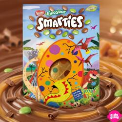 Nestlé Smarties Dinosaur Giant Egg - Óriás tejcsokoládé tojás Smarties drazséval 226 g