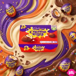 Cadbury Creme Egg 5 Pack - Tejcsokoládé tojás lágy fondant krémmel 200 g
