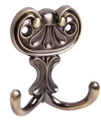 WALTECO Bree II kabáttartó antik sárgaréz (WT-8580)