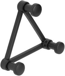 WALTECO Háromszög alakú kabáttartó matt fekete (WT-8709)