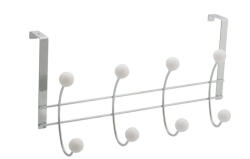 Walteco Ajtóakasztó 4 kampóval felfüggesztés 4 cm króm (WT-8080)