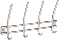 WALTECO Ruhatartó állvány 300x165 mm 4 akasztóval rozsdamentes acél (WT-8139)