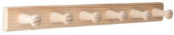 Walteco Ruhatartó 350x35mm 6 akasztóval fenyő (WT-7942)