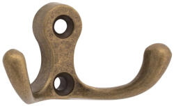 WALTECO Romero II kabáttartó antik sárgaréz (WT-7989)