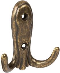 WALTECO Addis kabáttartó antik sárgaréz (WT-8387)