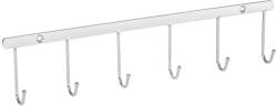 WALTECO Krómozott kabáttartó 6 akasztóval szélesség 410x90 mm (WT-8509)