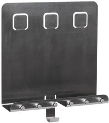 WALTECO Kulcstartó szálcsiszolt nikkel 2. osztály (WT-8202)