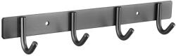 Walteco Ruhatartó 4 akasztóval rozsdamentes acél antracit (WT-8684)