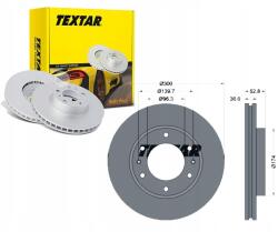 Textar 92203800 Féktárcsa (1db)