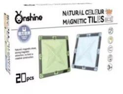 Onshine Set 20 de piese de construit magnetice din plastic transparent Onshine (103175)