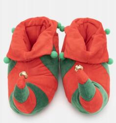  Papucs Karácsonyi papucs Elf 3D bebújós teljes zöld piros 36/37 957879 (B957979)