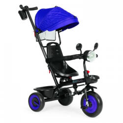 ECOTOYS Tricicleta 3 in 1 pentru copii, scaun rotativ 360 , roti din spuma EVA, Ecotoys WQL-066-51 (EDIWQL-066-51BLUE)