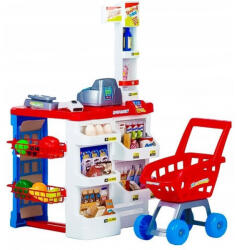 ECOTOYS Jucarie interactiva stand Supermarket Ecotoys HC238741 (EDIHC238741) - caruciorcopii Bucatarie copii