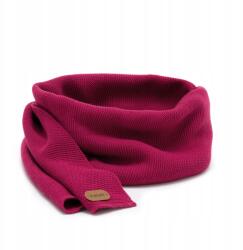 PaMaMi téli sál nőknek, elegáns, meleg, Lengyel amaránt színű (20661 szalik klasyczny pamami bez wzoru)