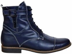 CIUCALETI Ghete barbati casual din piele naturala imblanite Bleumarin - GBOND2BL, marimea 38