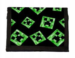 A1 Játékrajongó pénztárca zöld, gyerek anyag (X66)