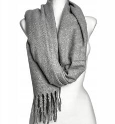 Női sál Meleg Viszkóz Gyapjú rojtokkal Sál Szürke (szal z wełny)