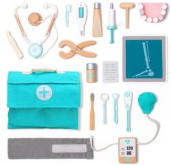 UMU Toys Set de joaca doctor din lemn 18 piese turcoaz UMU Toys (UM_1253)