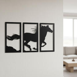  Lovas- moduláris fém fali dekoráció