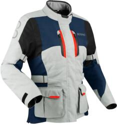 Bering Geacă Moto Touring din Textil BERING LADY SIBERIA · Gri / Albastru / Roșu