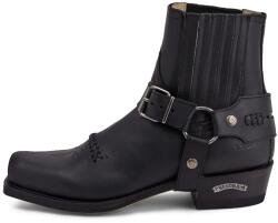 Sendra Boots Botine Moto Chopper din Piele Naturală SENDRA BOOTS 6445 Seta Pull Oil Negro · Negru