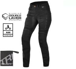 Trilobite Blugi Moto Damă Slim Fit TRILOBITE 25608 PARADO DOUBLELAYER AAA · Negru
