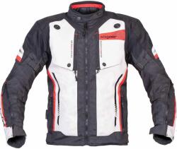 Sixgear Geacă Moto din Textil SIXGEAR VORTEX · Gri / Alb / Roșu
