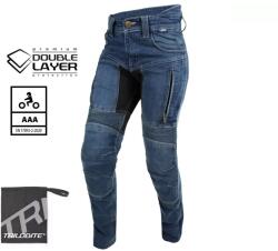 Trilobite Blugi Moto Damă Slim Fit TRILOBITE 25608 PARADO DOUBLELAYER AAA · Albastru