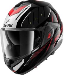 Shark Cască Moto Modulară SHARK OXO RYDGER · Negru / Argintiu / Roșu