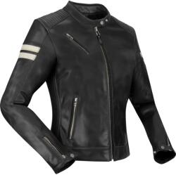 Segura Geacă Moto Damă din Piele SEGURA LADY ROMEO · Negru / Alb