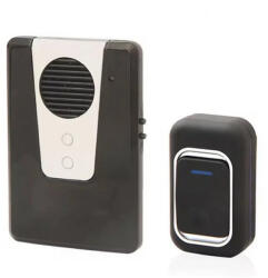 XO Sonerie Wireless Smartix, Raza Actiune 150m, Utilizare Exterior Interior, Fara Fir, Rezistenta la Intemperii, Montaj Rapid, Negru (3905-9)