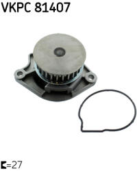 SKF VKPC 81407 Pompa de apa racire motor