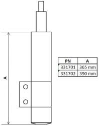 KYB 331702 Excel-G amortizor punte fata Mercedes Sprinter 3 t 3.5t 4. t 4.6t 5t VW Crafter 30-50