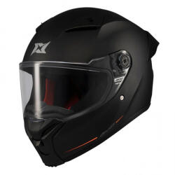 AXXIS Fenix Negru mat Cască Moto Față întreagă DOT / ECE 22.06 cu Sunvisor AXX000KRA34 (AXX000KRA34)