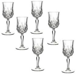RCR Cristal Set 6 Pahare Cu Picior Pentru Apa RCR Cristal Opera Sticla Transparent (25605020006) Pahar