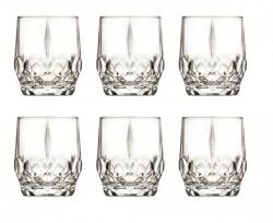 RCR Cristal Set 6 Pahare Whisky Alkemist RCR Cristal Ideale Pentru Whisky Lichior si Cocktail-uri 35cl Transparent (26526020106) Pahar