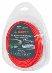 Truper Fűkasza Damil Üvegszálas Belsővel 2, 7 mm x 12 m Truper Kör Alakú
