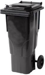  Szemetes Kuka 80 L Fekete Gurulós