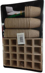  Palántatálca 37x23x6cm 30db-os Fedeles Műanyag Papír Béléssel