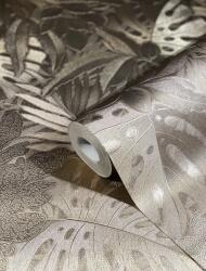 FüggönyFutár Webáruház Arany színű filodendron mintás vlies tapéta, Marburg Botanica, 33303