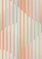 FüggönyFutár Webáruház Rózsaszín-zöld színű geometrikus mintás Vlies-vinyl tapéta, Erismann Elysium 10471-05