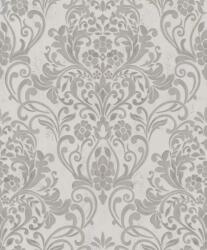 FüggönyFutár Webáruház Vlies tapéta, Marburg City Glam/Urban Spaces 32603 Klasszikus barokk díszítőminta krémszürke szürkésbézs rézszín fémes