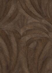 FüggönyFutár Webáruház Barna-arany színű levélmintás Vlies-vinyl tapéta, Erismann Elysium 10476-48