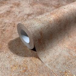 FüggönyFutár Webáruház Bronz beton hatású koptatott fényes mosható vlies tapéta, Marburg, City Glow, 34269