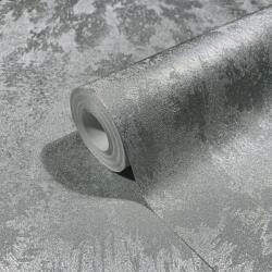 FüggönyFutár Webáruház Szürke beton hatású koptatott fényes mosható vlies tapéta, Marburg, City Glow, 34275