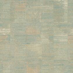 FüggönyFutár Webáruház Kék-bézs színű textilhatású vlies-vinyl tapéta, Eldorado 15543