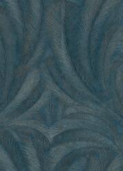 FüggönyFutár Webáruház Türkiz-arany színű levélmintás Vlies-vinyl tapéta, Erismann Elysium 10476-19