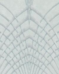 FüggönyFutár Webáruház Vlies tapéta, Marburg Modernista/Urban Spaces 32252 Art Deco hegyes ívek szürke szürkészöld ezüst fénylő mintafelület tapéta